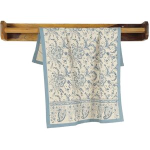 Hand Block Printed Cotton Kitchen Towels 27″ × 19″ Fair Trade IVY (Set of 2) Cadet Grey Set of 2 Hand Block Printed Cotton Kitchen Towels 27″ × 19″ Fair Trade IVY (Set of 2) Cadet Grey Set of 2