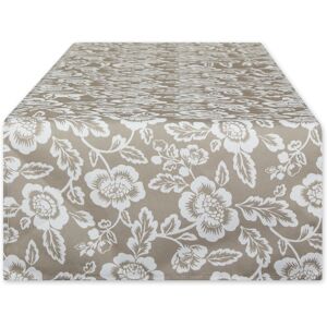 DII Floral Print Outdoor Table Runner Stone Table Runner, 14x72 DII Floral Print Outdoor Table Runner Stone Table Runner, 14x72