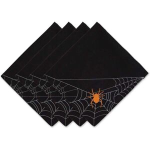 DII Halloween Napkin Spooky Spiderweb Napkin Set, 20x20 DII Halloween Napkin Spooky Spiderweb Napkin Set, 20x20