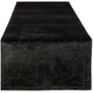 DII Black Velvet Table Runner Black 14.0 In. L X 72.0 In. W X 0.2 In. H DII Black Velvet Table Runner Black 14.0 In. L X 72.0 In. W X 0.2 In. H