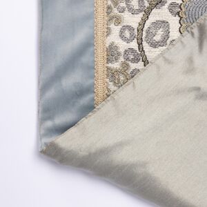 Thread & Weave Bristol -- pieced velvet & chenille long table runner, Bluestone Blue 90 Thread & Weave Bristol -- pieced velvet & chenille long table runner, Bluestone Blue 90