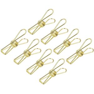 Unique Tablecloth Clips, 70mm Clamps for Fix Table Cloth, Gold Tone 8 Pcs - Gold Tone Gold Tone 2.76 In. L X 0.67 In. W X 0.0 In. H Unique Tablecloth Clips, 70mm Clamps for Fix Table Cloth, Gold Tone 8 Pcs - Gold Tone Gold Tone 2.76 In. L X 0.67 In. W X 0.0 In. H