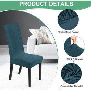 Unique Waterproof Chair Cover, Dining Room Stretch Jacquard Chair Covers Protectors Dark Green 2-Pack Unique Waterproof Chair Cover, Dining Room Stretch Jacquard Chair Covers Protectors Dark Green 2-Pack