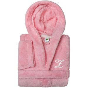 Authentic Hotel and Spa Sweet Kids 100% Polyester SUPER PLUSH Double Brushed Hooded Bathrobe with White Script Monogram Z Large Authentic Hotel and Spa Sweet Kids 100% Polyester SUPER PLUSH Double Brushed Hooded Bathrobe with White Script Monogram Z Large