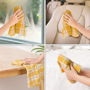 Unique Kitchen Dish Cloths for Washing Cleaning Absorbent Dish Rags Drying Dish Towels Orange -6 Pack Set of 6 Unique Kitchen Dish Cloths for Washing Cleaning Absorbent Dish Rags Drying Dish Towels Orange -6 Pack Set of 6
