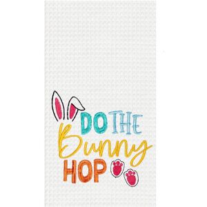 C&F Home Do The Bunny Hop Kitchen Towel White Single C&F Home Do The Bunny Hop Kitchen Towel White Single