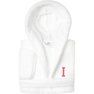 Authentic Hotel and Spa Sweet Kids 100% Polyester SUPER PLUSH Double Brushed Hooded Bathrobe with Pink Bookman Monogram I Large Authentic Hotel and Spa Sweet Kids 100% Polyester SUPER PLUSH Double Brushed Hooded Bathrobe with Pink Bookman Monogram I Large