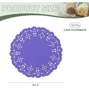 Unique Paper Doilies, Paper Lace Doilies Disposable Round Modern Decorative Placemats Bulk, Fit for Baked Food Purple 4.5 Inch Unique Paper Doilies, Paper Lace Doilies Disposable Round Modern Decorative Placemats Bulk, Fit for Baked Food Purple 4.5 Inch