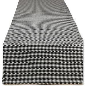 DII Pumpkin Spice Farmhouse Gingham Table Runner Black 14x72 DII Pumpkin Spice Farmhouse Gingham Table Runner Black 14x72