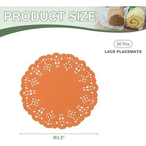 Unique Paper Doilies, Paper Lace Doilies Disposable Round Modern Decorative Placemats Bulk, Fit for Crafts Orange 3.5 Inch Unique Paper Doilies, Paper Lace Doilies Disposable Round Modern Decorative Placemats Bulk, Fit for Crafts Orange 3.5 Inch