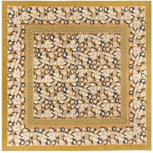 Couleur Nature Forest Harvest Tablecloth Mustard/Blue 90 Couleur Nature Forest Harvest Tablecloth Mustard/Blue 90
