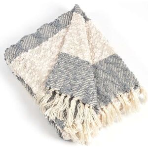 Saro Lifestyle Nubby Design Striped Throw Blanket Grey Throw Saro Lifestyle Nubby Design Striped Throw Blanket Grey Throw