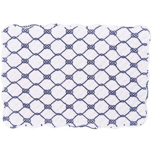 C&F Home Knots Placemat Set of 6 - Set of 6 Navy Set of 6 C&F Home Knots Placemat Set of 6 - Set of 6 Navy Set of 6