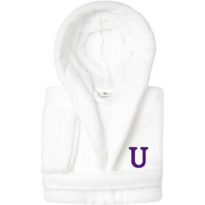 Authentic Hotel and Spa Sweet Kids 100% Polyester SUPER PLUSH Double Brushed Hooded Bathrobe with Purple Bookman Monogram U Small Authentic Hotel and Spa Sweet Kids 100% Polyester SUPER PLUSH Double Brushed Hooded Bathrobe with Purple Bookman Monogram U Small