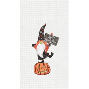 C&F Home Halloween Gnome Embroidered & Waffle Weave Kitchen Towel White 27.0 In. L X 18.0 In. W C&F Home Halloween Gnome Embroidered & Waffle Weave Kitchen Towel White 27.0 In. L X 18.0 In. W
