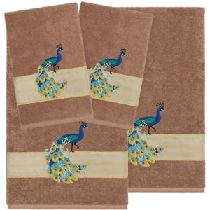 Authentic Hotel and Spa Turkish Cotton Penelope 3PC Towel Set Latte 54.0 In. L X 27.0 In. W Authentic Hotel and Spa Turkish Cotton Penelope 3PC Towel Set Latte 54.0 In. L X 27.0 In. W