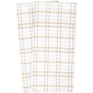 John Ritz Ritz Royale Collection, Oversized Kitchen Towel Set, 2-Pack, Checked Straw Set of 2 John Ritz Ritz Royale Collection, Oversized Kitchen Towel Set, 2-Pack, Checked Straw Set of 2