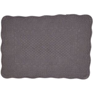 Saro Lifestyle Elegant Quilted Placemat (Set of 4) Slate Set of 4 Saro Lifestyle Elegant Quilted Placemat (Set of 4) Slate Set of 4