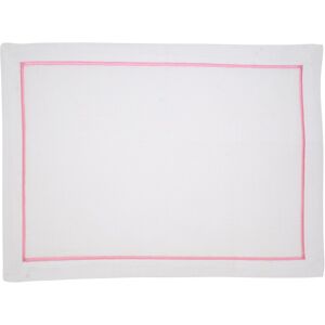 Saro Lifestyle Embroidered Line Design Placemat (Set of 4) - 14 Pink 14 Saro Lifestyle Embroidered Line Design Placemat (Set of 4) - 14 Pink 14