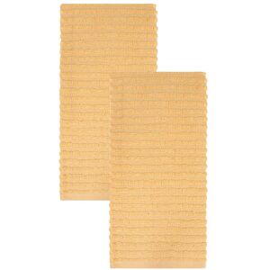 John Ritz Royale 2pcSolid Kitchen Towel Straw Set of 2 John Ritz Royale 2pcSolid Kitchen Towel Straw Set of 2