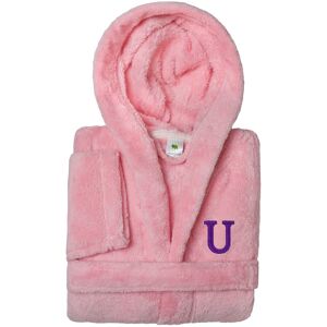 Authentic Hotel and Spa Sweet Kids 100% Polyester SUPER PLUSH Double Brushed Hooded Bathrobe with Purple Bookman Monogram U Medium Authentic Hotel and Spa Sweet Kids 100% Polyester SUPER PLUSH Double Brushed Hooded Bathrobe with Purple Bookman Monogram U Medium