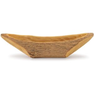 Melrose International Wooden Bowl Brown 21.75 In. L X 6.25 In. W X 5.75 In. H Melrose International Wooden Bowl Brown 21.75 In. L X 6.25 In. W X 5.75 In. H