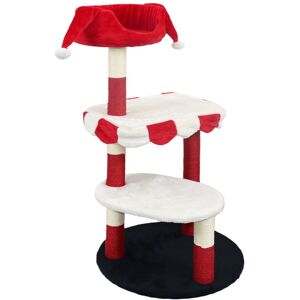 Kodotan sofa Cat Tree with Cozy Perch, Scratching Posts, Red & White Design Multi-Level Cat Furniture for Cats to Climb Red 22.4 In. W X 44.5 In. H X 22.5 In. D Kodotan sofa Cat Tree with Cozy Perch, Scratching Posts, Red & White Design Multi-Level Cat Furniture for Cats to Climb Red 22.4 In. W X 44.5 In. H X 22.5 In. D