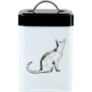 10 Strawberry Street Farmhouse Fresh Metal Pet Treat Canister Geometric Cat 36 fl oz 10 Strawberry Street Farmhouse Fresh Metal Pet Treat Canister Geometric Cat 36 fl oz
