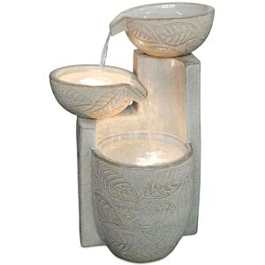 Melrose International Ceramic Cascading Bowl Fountain 25.5 Brown 17.5 In. L X 15.0 In. W X 25.5 In. H Melrose International Ceramic Cascading Bowl Fountain 25.5 Brown 17.5 In. L X 15.0 In. W X 25.5 In. H
