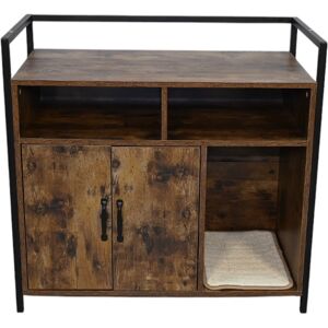 Kodotan sofa 61 lbs Rustic Brown Wooden Cat Litter Box Enclosure, Spacious Hidden Cat Litter Box with Scratching Mat Furniture Brown 17.7 In. W X 31.4 In. H X 31.9 In. D Kodotan sofa 61 lbs Rustic Brown Wooden Cat Litter Box Enclosure, Spacious Hidden Cat Litter Box with Scratching Mat Furniture Brown 17.7 In. W X 31.4 In. H X 31.9 In. D