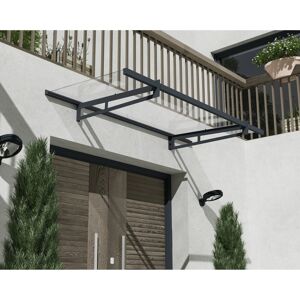 Canopia by Palram Bremen 3 ft.Gray/Clear Door and Window Fixed Awning Grey 3 ft. x 7 ft. Canopia by Palram Bremen 3 ft.Gray/Clear Door and Window Fixed Awning Grey 3 ft. x 7 ft.