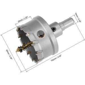 Unique 60mm Carbide Hole Cutter Hole Saws for Stainless Steel w Center Drill 60mm Unique 60mm Carbide Hole Cutter Hole Saws for Stainless Steel w Center Drill 60mm