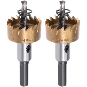 Unique 2 Pcs 27mm HSS Drill Bit Hole Saw Stainless High Speed Steel Metal Alloy Black 27mm Unique 2 Pcs 27mm HSS Drill Bit Hole Saw Stainless High Speed Steel Metal Alloy Black 27mm