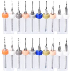 Unique 0.15-1.0mm Carbide CNC Engraving Circuit Board Micro PCB Drill Bits - 0.15-1.0mm,2Set (20Pcs) 0.15-1.0mm,2Set (20Pcs) Unique 0.15-1.0mm Carbide CNC Engraving Circuit Board Micro PCB Drill Bits - 0.15-1.0mm,2Set (20Pcs) 0.15-1.0mm,2Set (20Pcs)