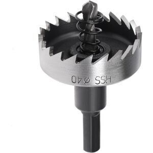 Unique 40mm HSS Drill Bit Hole Saw Cutter for Metal Alloy Wood 40mm Unique 40mm HSS Drill Bit Hole Saw Cutter for Metal Alloy Wood 40mm