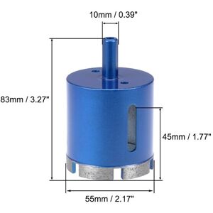 Unique Diamond Drill Bits Hole Saws Cutter Tool for Stone Concrete 55mm Unique Diamond Drill Bits Hole Saws Cutter Tool for Stone Concrete 55mm