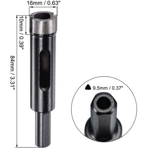 Unique Diamond Core Drill Bits Dry or Wet for Concrete Brick Block Masonry Drilling Tool - Black 0.63 Unique Diamond Core Drill Bits Dry or Wet for Concrete Brick Block Masonry Drilling Tool - Black 0.63