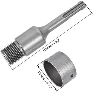 Unique Wall Hole Drill Bit Hole Saw Connecting Rod Drill for SDS X4 Impact Drill 105mm Unique Wall Hole Drill Bit Hole Saw Connecting Rod Drill for SDS X4 Impact Drill 105mm