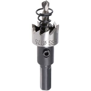 Unique 17.5mm HSS Drill Bit Hole Saw for Stainless Steel Metal Alloy Wood 17.5mm Unique 17.5mm HSS Drill Bit Hole Saw for Stainless Steel Metal Alloy Wood 17.5mm