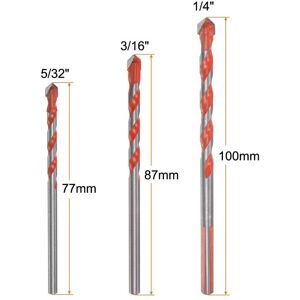 Unique 6pcs Masonry Drill Bit Set 5/32 Orange Unique 6pcs Masonry Drill Bit Set 5/32 Orange