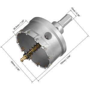 Unique Carbide Hole Cutter Hole Saws for Stainless Steel with Center Drill Cutting Tool 65mm Unique Carbide Hole Cutter Hole Saws for Stainless Steel with Center Drill Cutting Tool 65mm