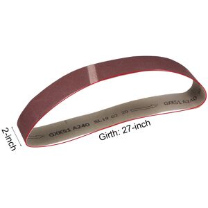 Unique 2-inch x 27-inch(50mm x 686mm) Sanding Belt 240 Grit Aluminum Oxide 12pcs - 240 Grit 240 Grit Unique 2-inch x 27-inch(50mm x 686mm) Sanding Belt 240 Grit Aluminum Oxide 12pcs - 240 Grit 240 Grit