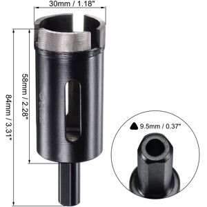 Unique Diamond Core Drill Bits Dry or Wet for Concrete Brick Block Masonry - Black 30mm Unique Diamond Core Drill Bits Dry or Wet for Concrete Brick Block Masonry - Black 30mm