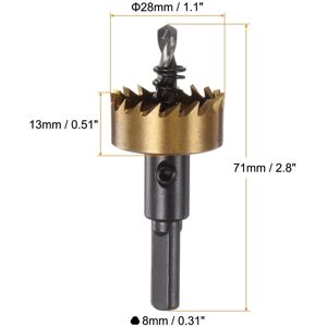 Unique M35 HSS High Speed Steel Hole Saw Drill Bit for Stainless Steel Alloy 28mm Unique M35 HSS High Speed Steel Hole Saw Drill Bit for Stainless Steel Alloy 28mm