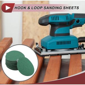 Unique 50 Pcs Car Wood Sanding Discs Smoothing Hook Loop Sanding Sheets 5 Inch Green Aluminum Oxide 40 Grit Unique 50 Pcs Car Wood Sanding Discs Smoothing Hook Loop Sanding Sheets 5 Inch Green Aluminum Oxide 40 Grit