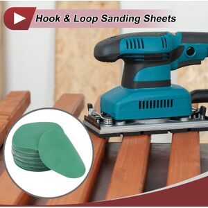 Unique 50 Pcs Round Sanding Discs Smoothing Hook Loop Sanding Sheets 5 Inch Green Aluminum Oxide 600 Grit Unique 50 Pcs Round Sanding Discs Smoothing Hook Loop Sanding Sheets 5 Inch Green Aluminum Oxide 600 Grit