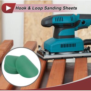 Unique 50 Pcs Round Sanding Discs Smoothing Hook Loop Sanding Sheets 6 Inch Green Aluminum Oxide 800 Grit Unique 50 Pcs Round Sanding Discs Smoothing Hook Loop Sanding Sheets 6 Inch Green Aluminum Oxide 800 Grit