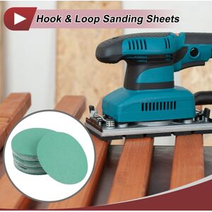 Unique 50 Pcs Round Sanding Discs Smoothing Hook Loop Sanding Sheets 6 Inch Green Aluminum Oxide 80 Grit Unique 50 Pcs Round Sanding Discs Smoothing Hook Loop Sanding Sheets 6 Inch Green Aluminum Oxide 80 Grit