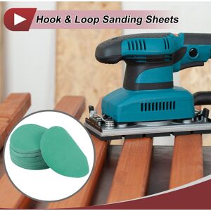Unique 50 Pcs Round Sanding Discs Smoothing Hook Loop Sanding Sheets 6 Inch Green Aluminum Oxide 180 Grit Unique 50 Pcs Round Sanding Discs Smoothing Hook Loop Sanding Sheets 6 Inch Green Aluminum Oxide 180 Grit