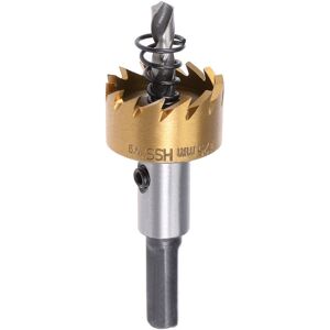 Unique 25mm HSS Drill Bit Hole Saw Stainless High Speed Steel Metal Alloy - 25x15mm Black 25x15mm Unique 25mm HSS Drill Bit Hole Saw Stainless High Speed Steel Metal Alloy - 25x15mm Black 25x15mm